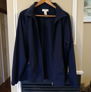 Sport Savvy Lightweight Zip Front Jacket Women's Medium